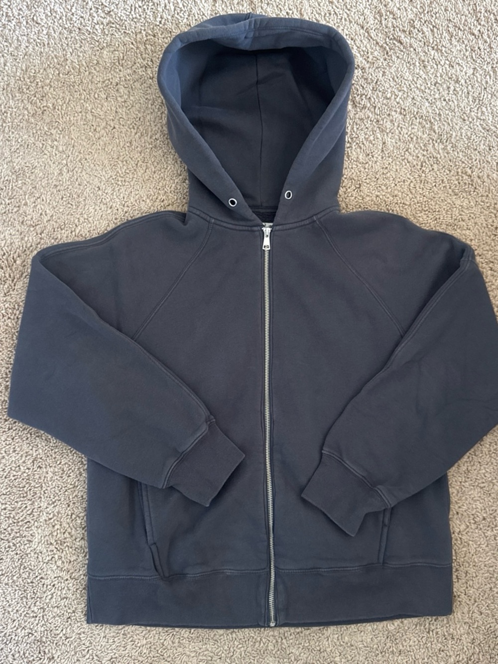 Grey Abercrombie & Fitch zip up